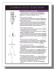 Lumbar Facet Injection